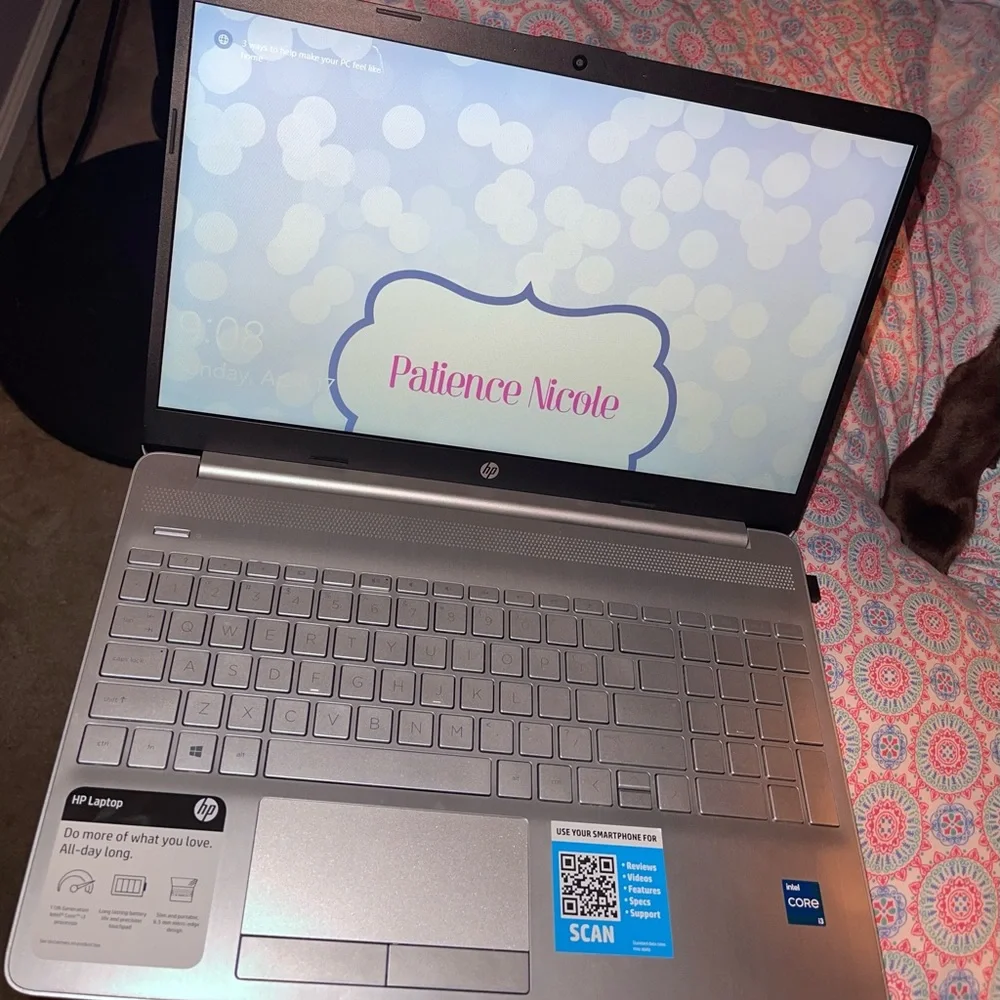 15.6 HP touchscreen laptop